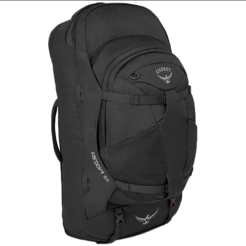 Osprey Farpoint 55 - Grey - 55L - Hiking Backpack